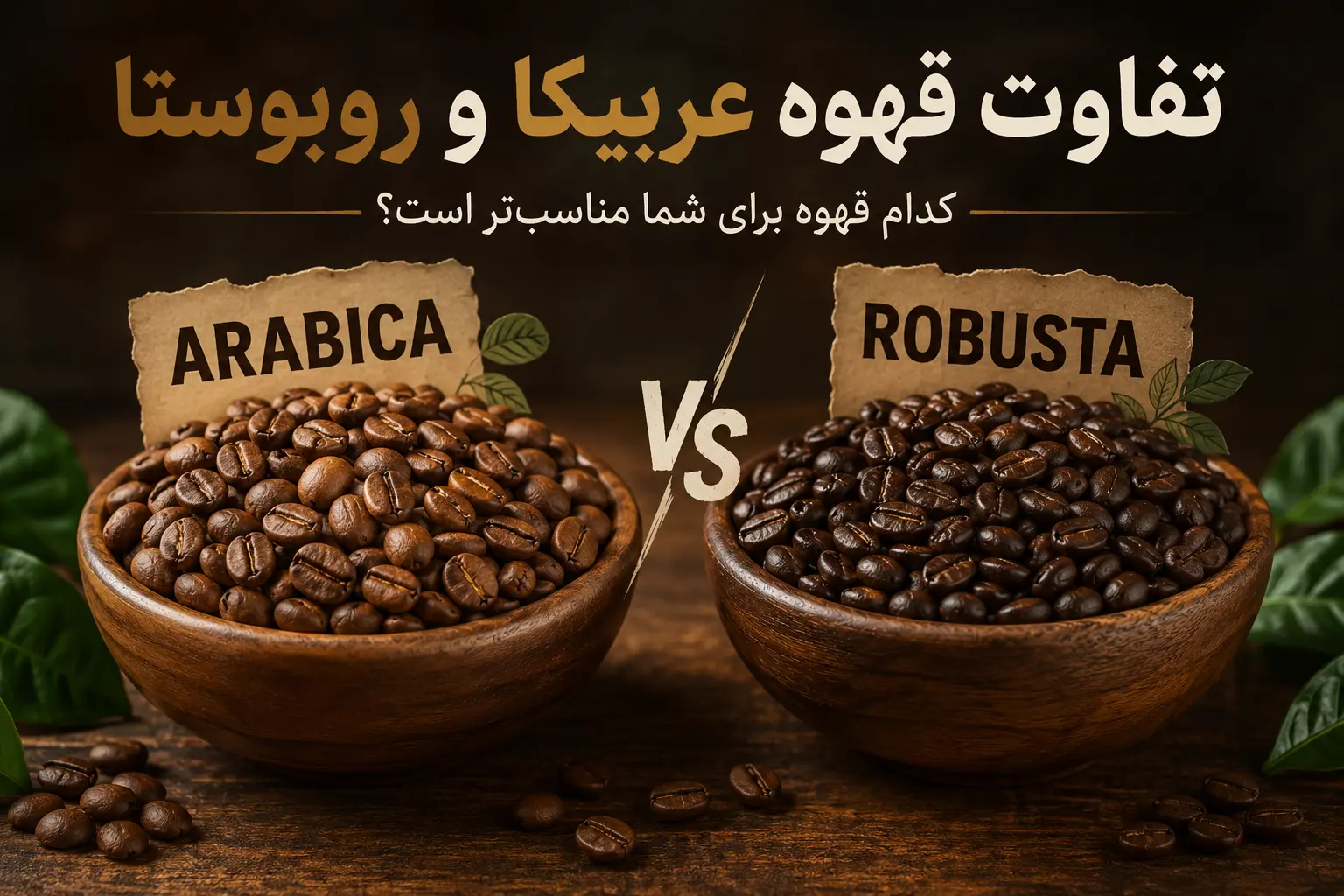 تفاوت روبوستا و عربیکا